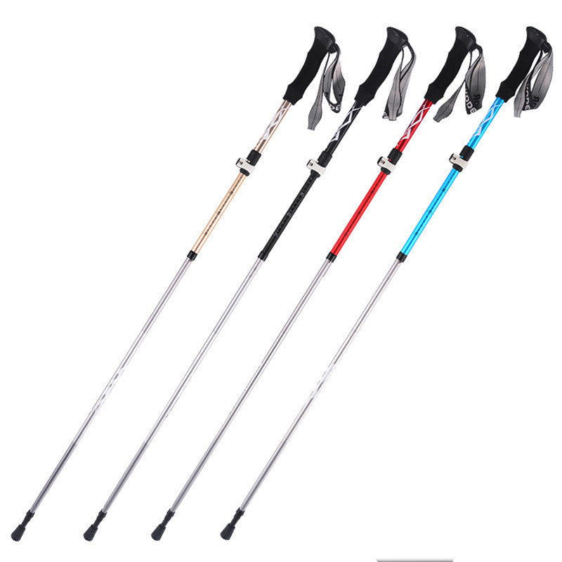 Experience the Great Outdoors with Our Aluminum Alloy Folding Trekking Pole